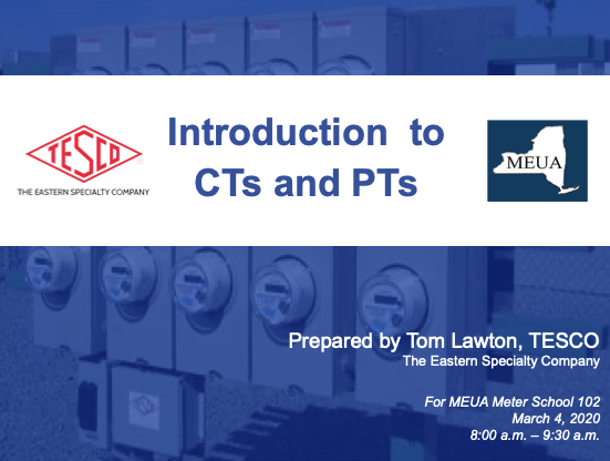 Introduction to CTs and PTs
