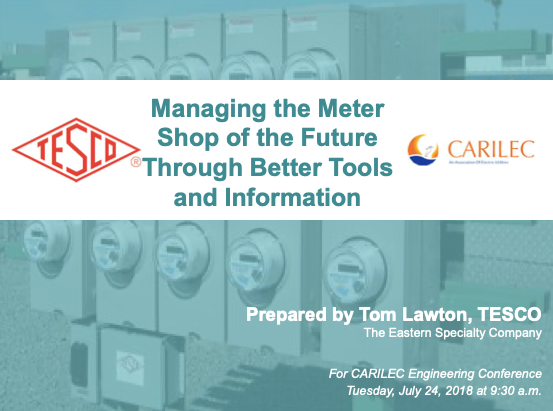 Managing the Meter Shop of the Future Through Better Tools  Information