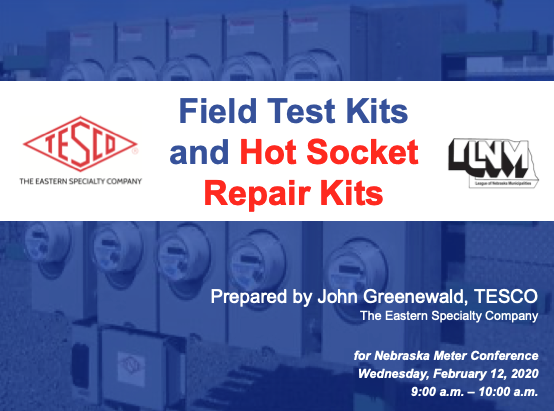 Field Test Kits and Hot Socket Repair Kits