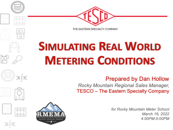 Simulating Real World Metering Conditions
