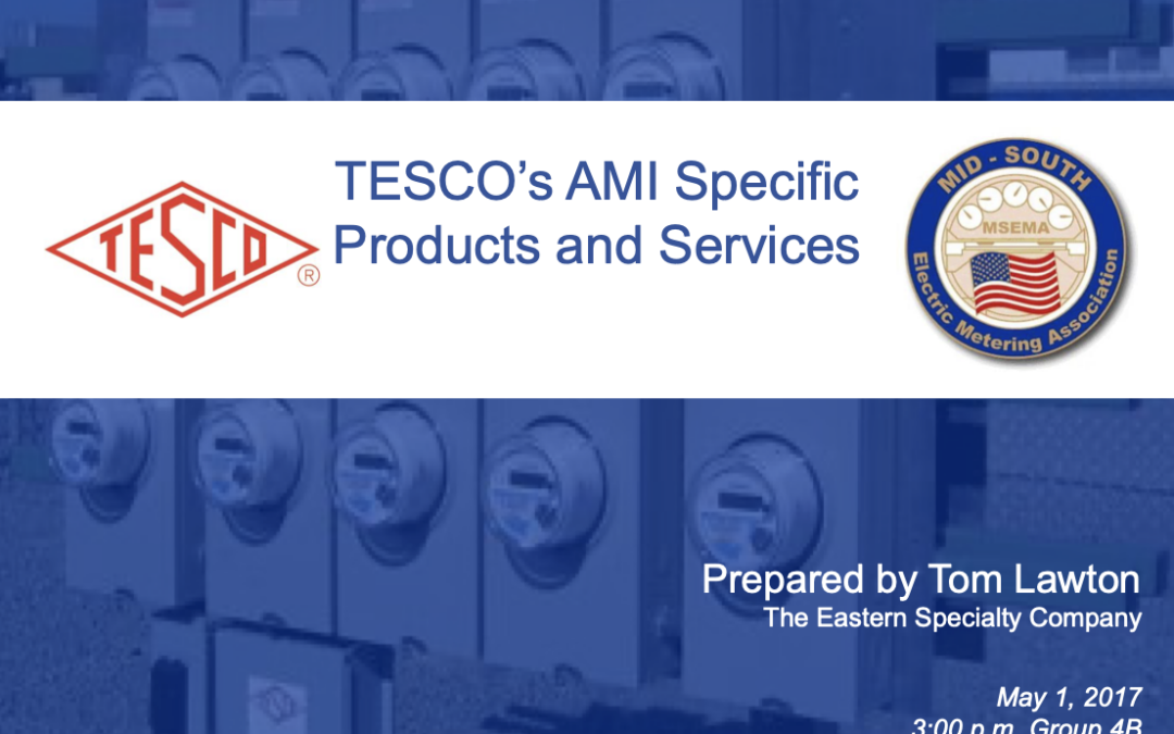 2017 Mid-South TESCO’s AMI specific Products and Services