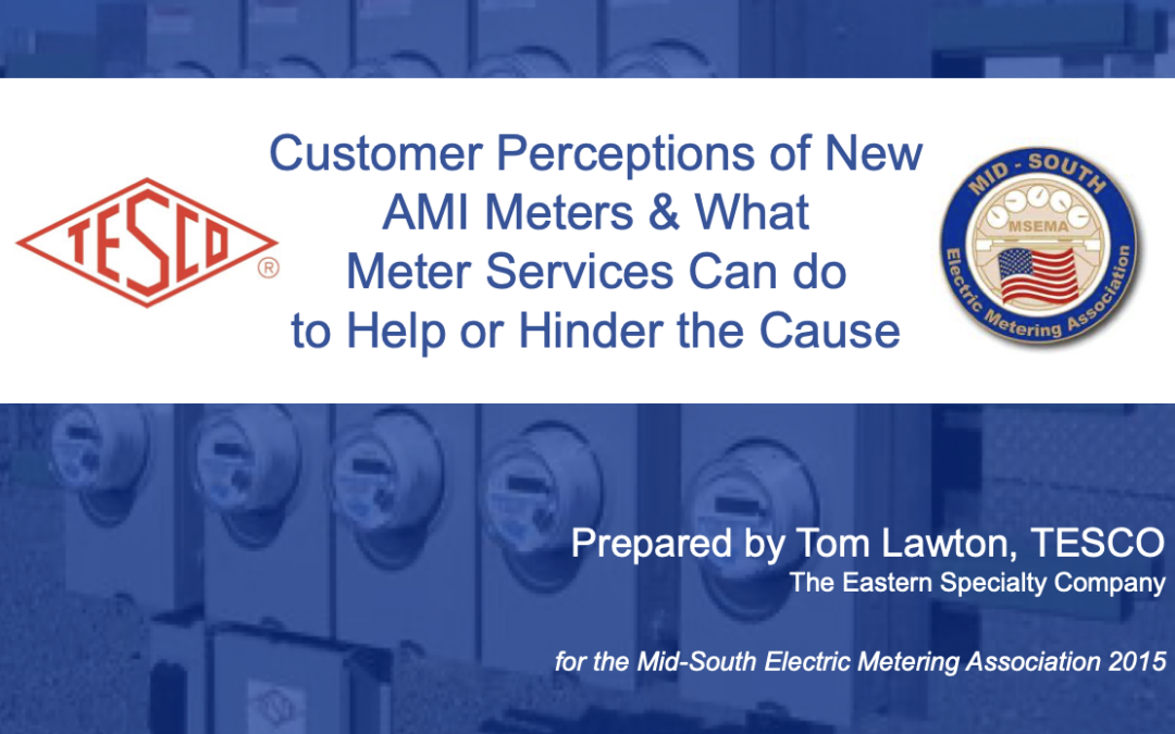 Mid South 2015_Customer Perceptions of New AMI Meters