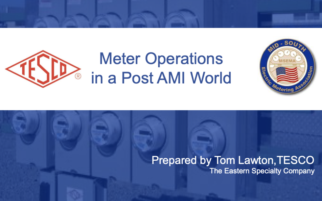 Mid South 2015_Meter Operations in a Post AMI World