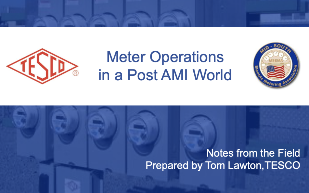 Mid South 2014_Meter Operations in a Post AMI World