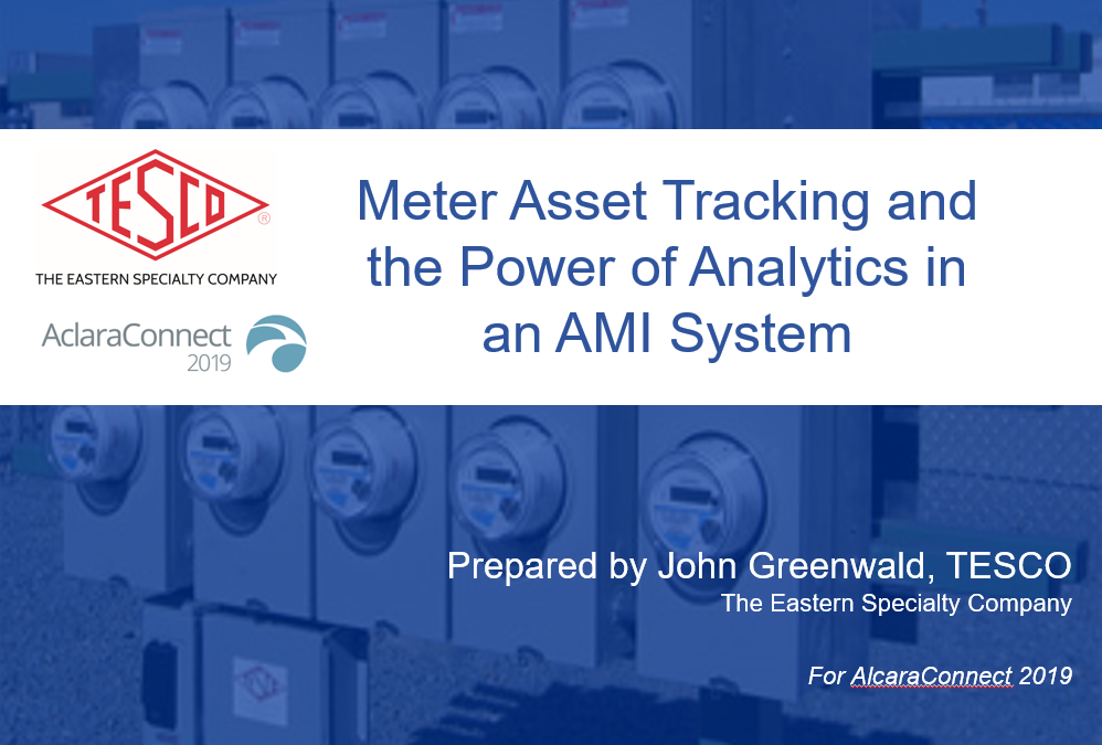 Meter Asset Tracking and the Power of Analytics in an AMI System